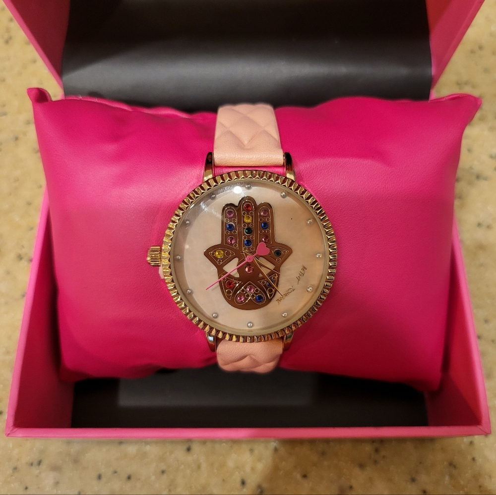 NWT Betsey Johnson Palm Hand Watch